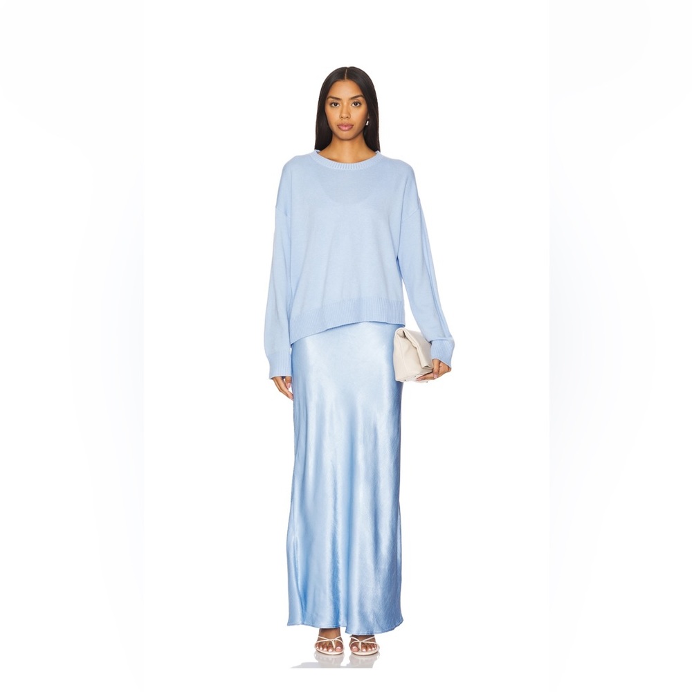 REVOLVE Rhyme Combo Slip Knit Dress in Dawn Blue